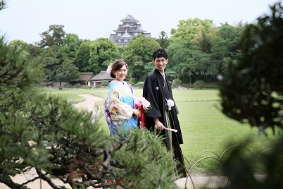 こだわりの衣装で、岡山後楽園で理想通りのロケフォトが叶った